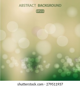 Grey green blurred abstract background. Vector EPS 10 illustration.