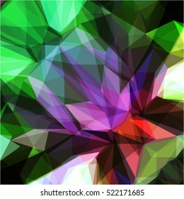 Grey green lilac background geometric polygonal mosaic, vector illustration, abstract texture triangle