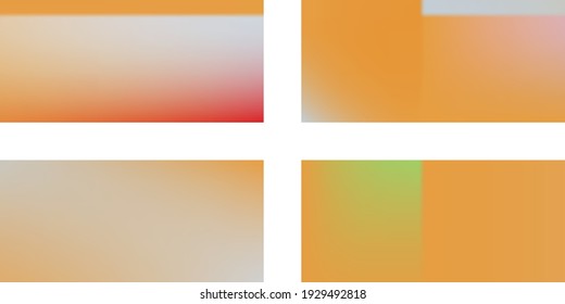 Grey Green Orange Original Background. Empty Bright Smooth Geometric Surface Backdrop. Modern Silver Blank Gradient Mesh Screens Illustration. Blue Vivid Neon Smooth Watercolor Colorful Surface.