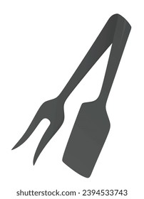 Tonos grises a la parrilla. ilustración vectorial