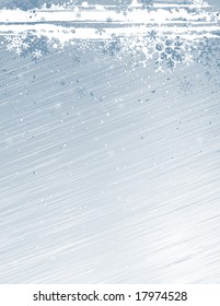 grey grunge christmas background, vector illustration