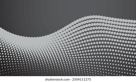 Grey halftone abstract background for backdrop or presentation