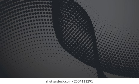 Grey halftone abstract background for backdrop or presentation