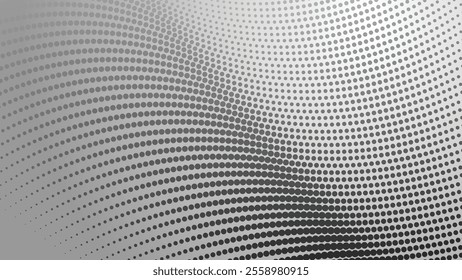 Grey halftone abstract background gradient for backdrop or presentation