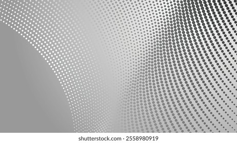 Grey halftone abstract background gradient for backdrop or presentation