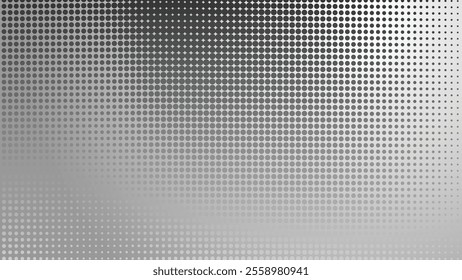 Grey halftone abstract background gradient for backdrop or presentation
