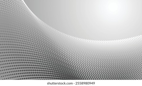 Grey halftone abstract background gradient for backdrop or presentation