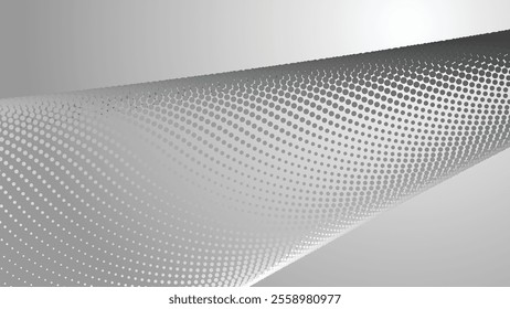 Grey halftone abstract background gradient for backdrop or presentation