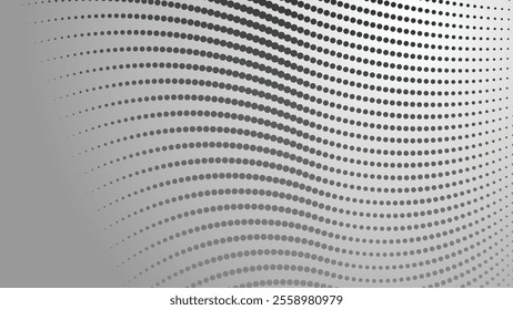 Grey halftone abstract background gradient for backdrop or presentation