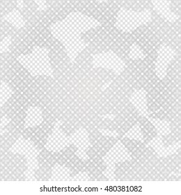 Grey halftone abstract background with spots. Vector illustration