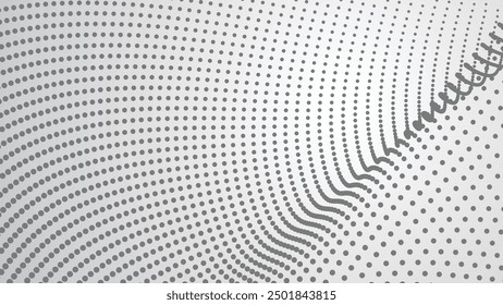Grey halftone abstract background vector image for backdrop or presentation