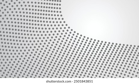 Grey halftone abstract background vector image for backdrop or presentation