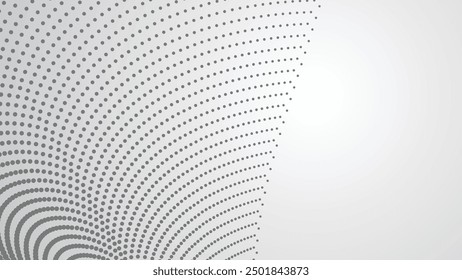 Imagen de Vector de fondo abstracto de semitono gris para fondo o presentación