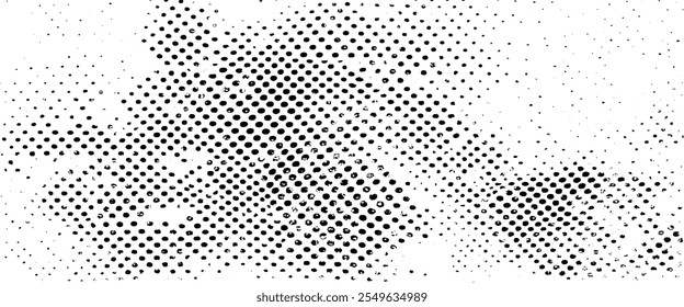 grauer Halbtonhintergrund mit Textur mit schwarzen Punkten.	
