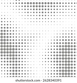 Grey halftone dots background pro