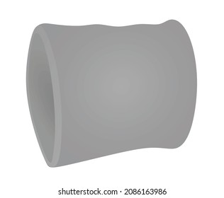 Grey Hand Sweatband. Vector Illustration