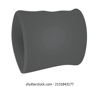 Grey Hand Sweatband. Vector Illustration