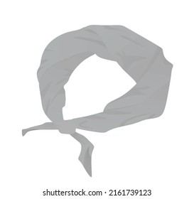 Grey Head Band. Vector Illustration