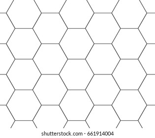 Grey hexagon pattern background.