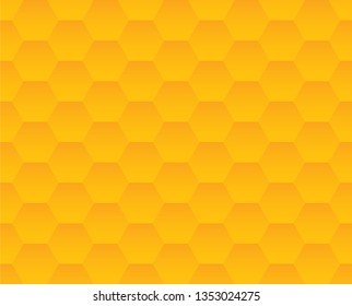 Grey honeycomb pattern background. 3D texture wall panel. Seamless geometric texture.