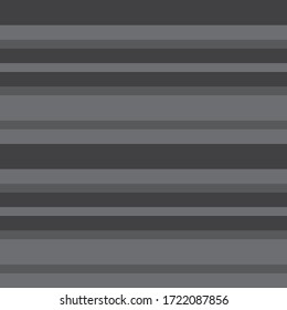 Grey Horizontal striped seamless pattern background suitable for fashion textiles, graphics