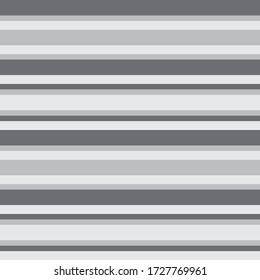 Grey Horizontal striped seamless pattern background suitable for fashion textiles, graphics