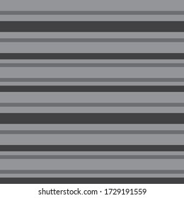 Grey Horizontal striped seamless pattern background suitable for fashion textiles, graphics