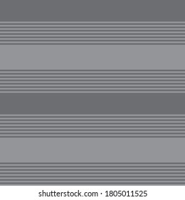 Grey Horizontal striped seamless pattern background suitable for fashion textiles, graphics