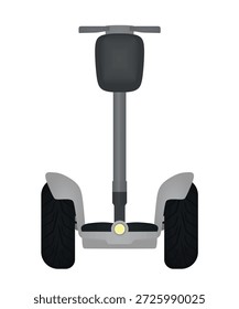 Grey hoverboard scoter. vector illustration