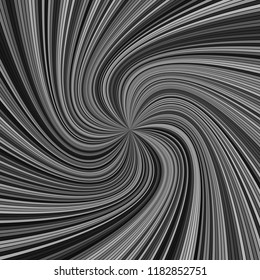 Grey hypnotic abstract spiral ray stripe background - vector graphic design