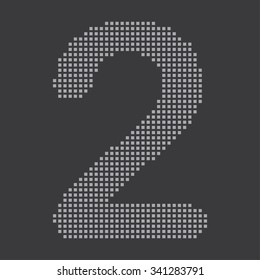 A Grey Icon Isolated on a Grey Background - 2