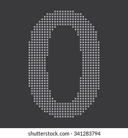 A Grey Icon Isolated on a Grey Background - 0
