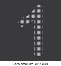 A Grey Icon Isolated on a Grey Background - 1