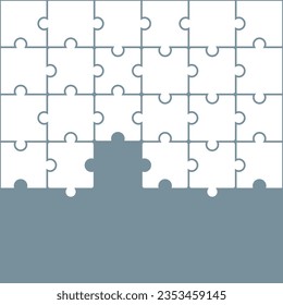Grey jigsaw pattern. jigsaw line pattern. jigsaw seamless pattern. Decorative elements, clothing, paper wrapping, bathroom tiles, wall tiles, backdrop, background.