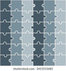 Grey jigsaw pattern. jigsaw line pattern. jigsaw seamless pattern. Decorative elements, clothing, paper wrapping, bathroom tiles, wall tiles, backdrop, background.