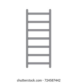 grey ladder icon- vector illustration