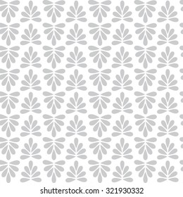 Grey leaves pattern
