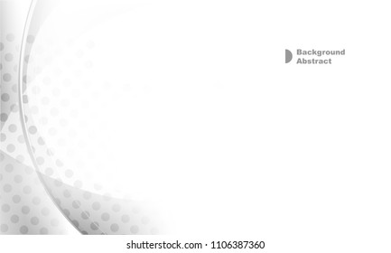 grey light abstract geometric halftone design on background. have to template pattern for presentation, banner, poster, website. vector EPS10.