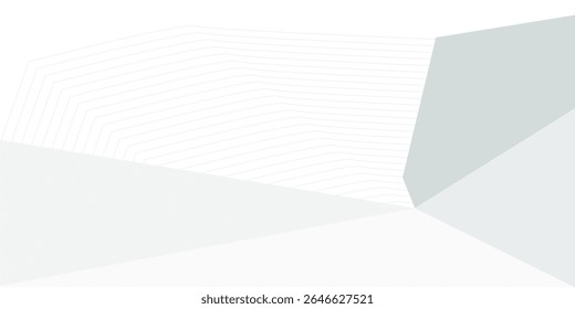 grey light abstract white line background modern design Vector illustration