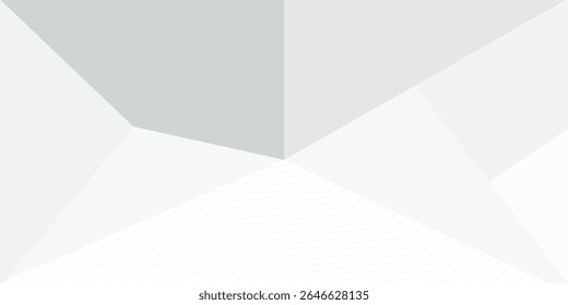 grey light abstract white line background modern design Vector illustration