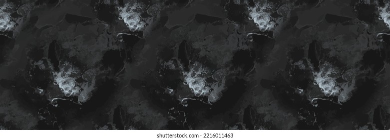 Grey Light Texture. Modern Abstract Painting. Black Dark Paint. Black Liquid Watercolor. Dirty Alcohol Ink Splash Slate. Grey Marble Background. Luxury Water Color Background. Fluid Liquid Splash.