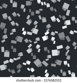 Grey Lighter icon isolated seamless pattern on black background.  Vector Illustration
