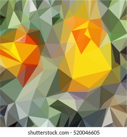 Grey lilac yellow background geometric polygonal mosaic, vector illustration, abstract texture triangle