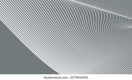 Grey and line abstract background  for backdrop or presentation