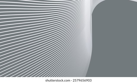 Grey and line abstract background  for backdrop or presentation