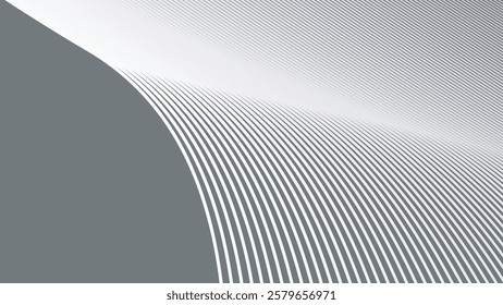 Grey and line abstract background  for backdrop or presentation