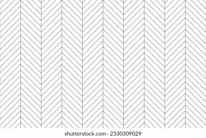 Grey line chevron seamless pattern. Vector Repeating Texture.