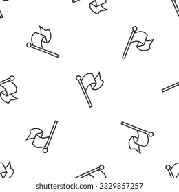 Icono de Indicador de línea gris aislado patrón sin fisuras en fondo blanco. Victoria, triunfo y conquista el concepto de adversidad.  Vector