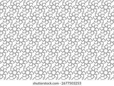 graue Linie geometrisches Muster weißer Hintergrund, Vektordesign