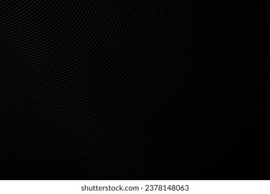 Línea gris sobre fondo negro. Diseño mínimo, plantilla de diseño de carátula, diseño de volante de negocios.